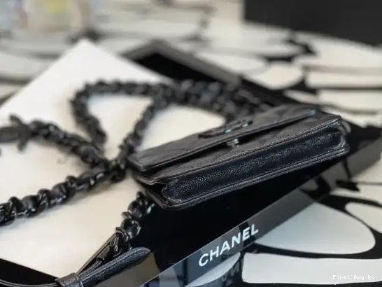First Bag Ru CARD BELT CHANEL FLAP HOLDER 0503